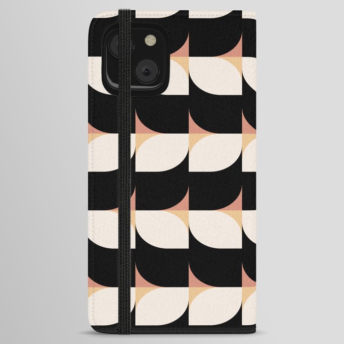 Abstract Patterned Shapes XLII iPhone Wallet Case
