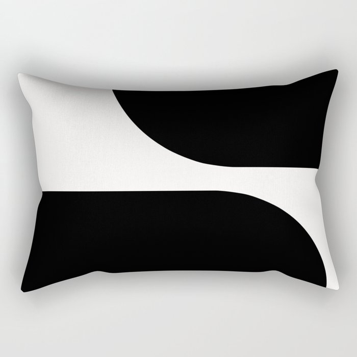 Modern Minimal Arch Abstract XXXVII Rectangular Pillow