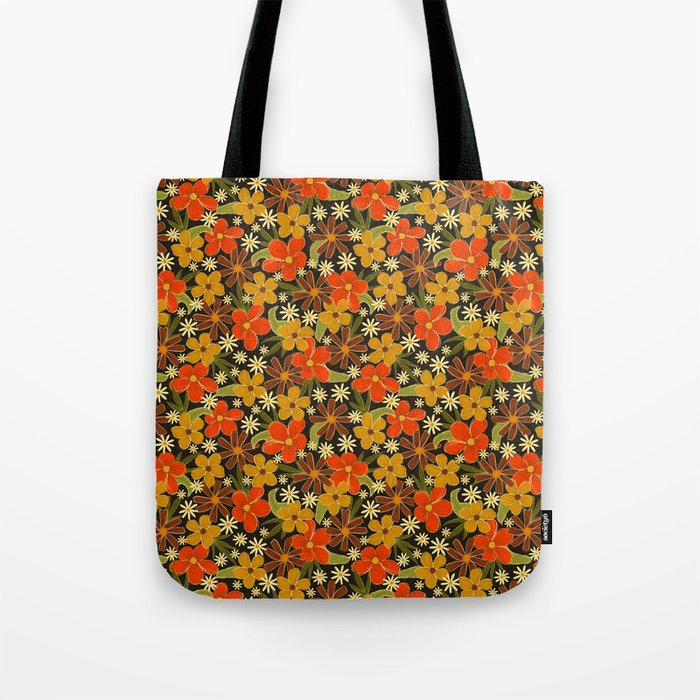 loose floral Tote Bag