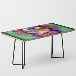Psychedelic Lion Coffee Table
