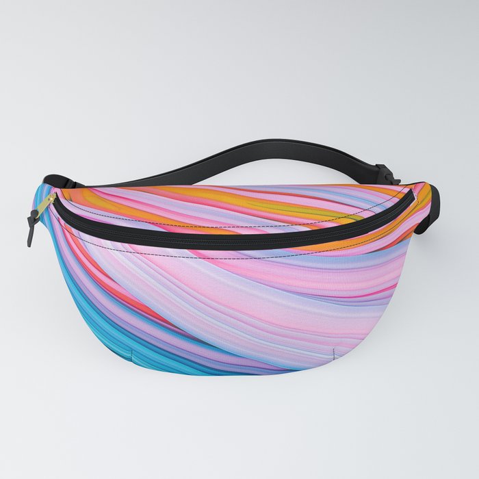 Strain Wave. Abstract Fanny Pack