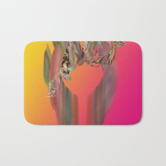 Floral Ring Bath Mat