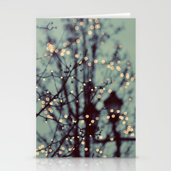 Winter Lights Stationery Cards