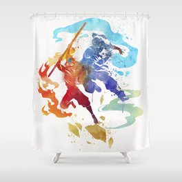 Avatar Ang & Korra Shower Curtain