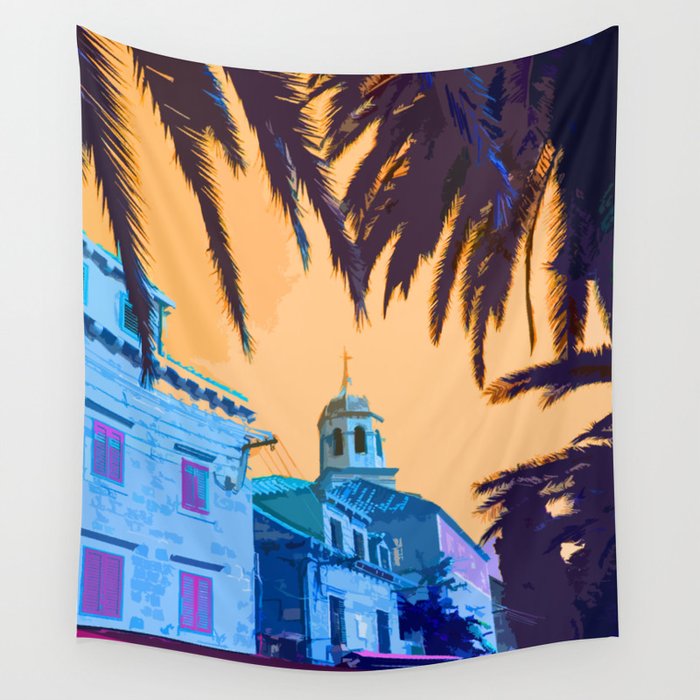 Cavtat Croatia holiday hotel Wall Tapestry