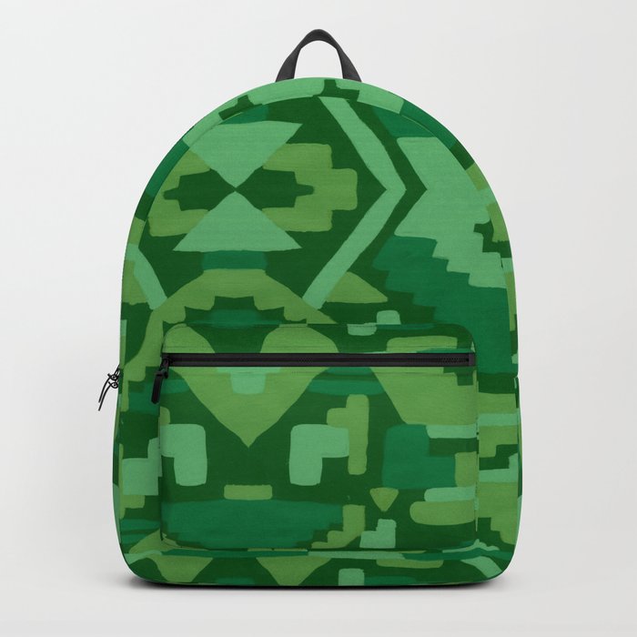 forest green backpack