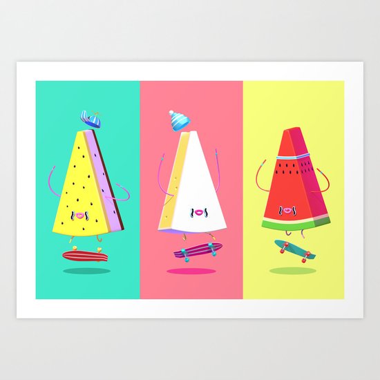 Lords of Foodtown Crew Art Print