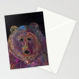 Grizzly Stare Stationery Cards