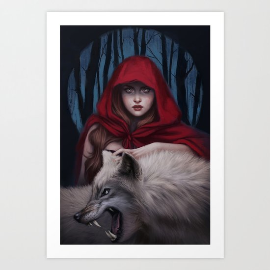 Blood to bear me flowers Art Print