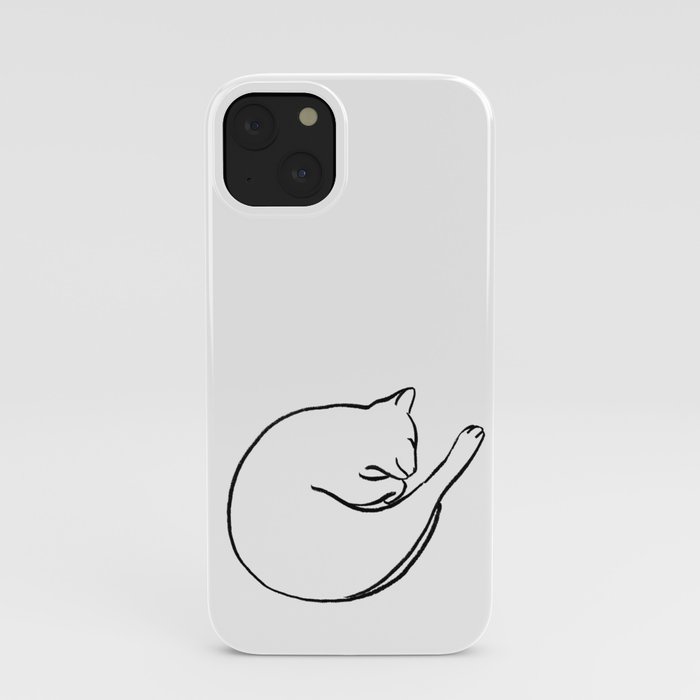 Sleeping Cat iPhone Case