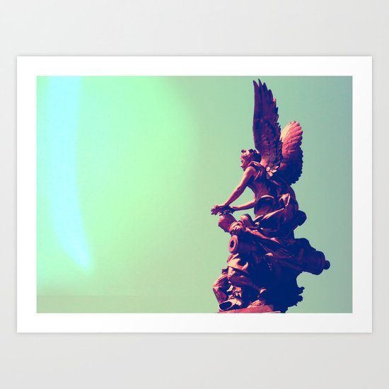 Statue Art Print
