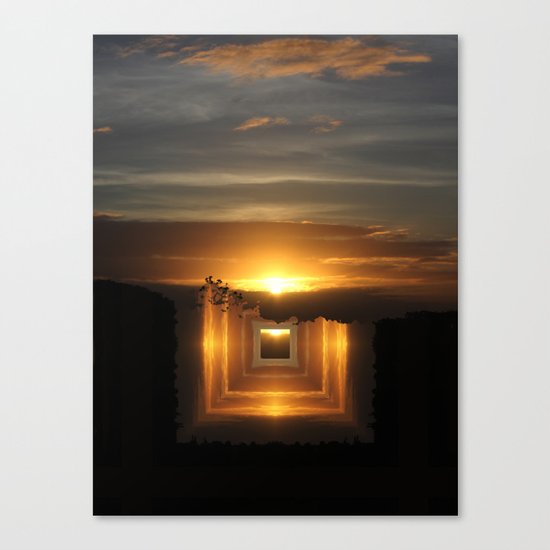 Catch a little sunrise and save it for a rainy day Canvas Print