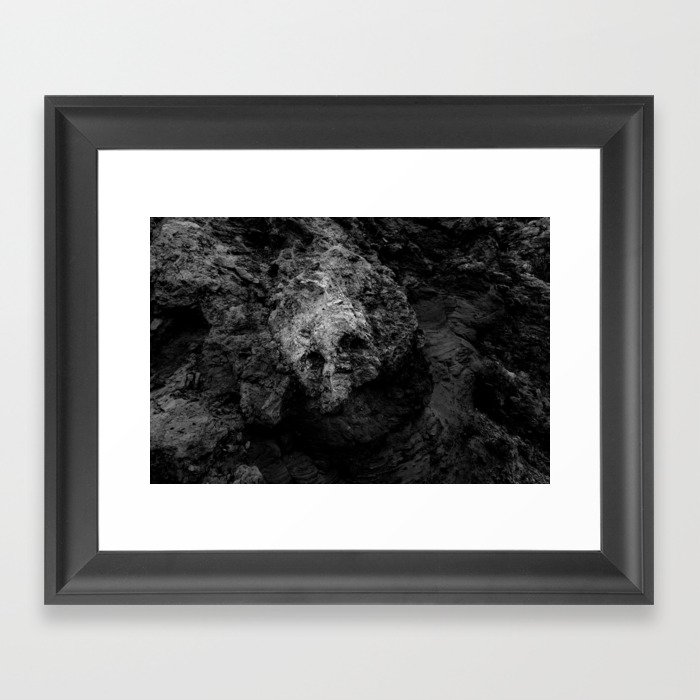 Skull  Rock Framed Art Print