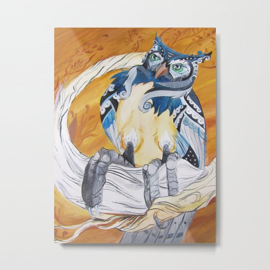 Mr Rogers Tapestry Metal Print
