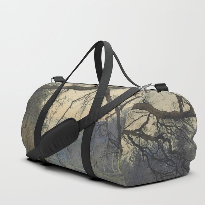 A Great Tree on a Riverbank - Garden William Fraser Duffle Bag