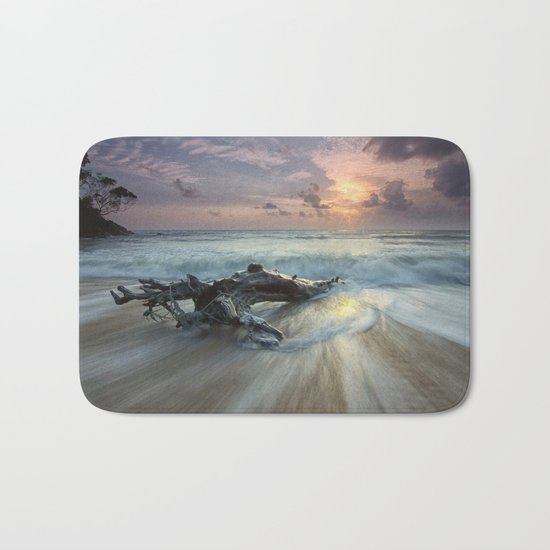Crashing waves Bath Mat