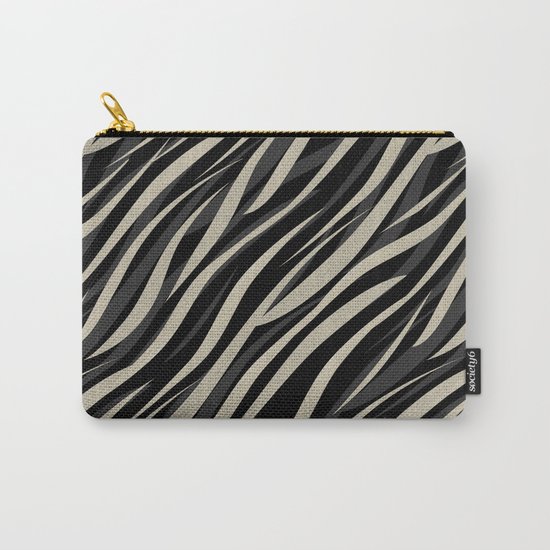 Tiger abstract striped pattern . Carry-All Pouch
