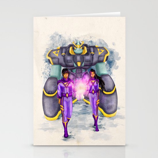 The Wonder Twins + Gleek Stationery Cards