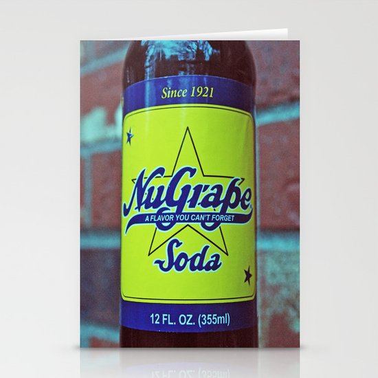 NuGrape classic soda Stationery Cards