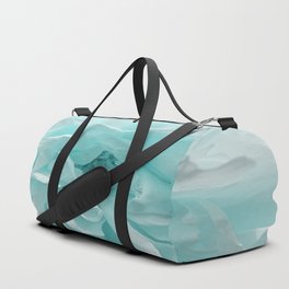 Ocean Aqua Rose Duffle Bag