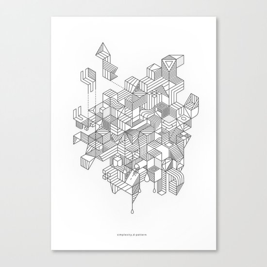 Simplexity Canvas Print
