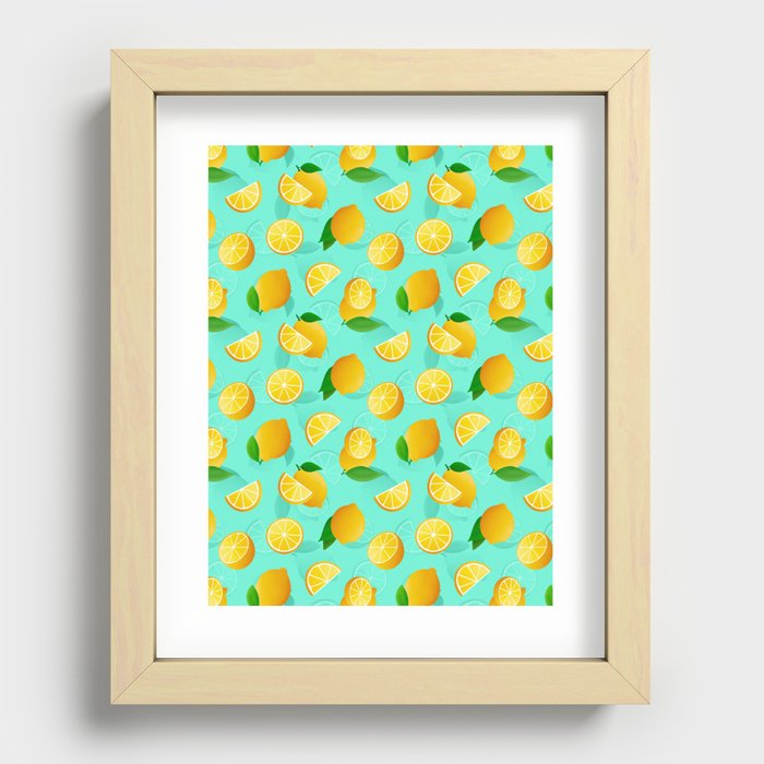 When Life Gives You Lemons... Recessed Framed Print