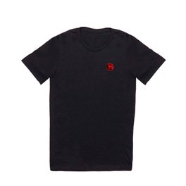 Red and Black Tree of Life Yin Yang T Shirt