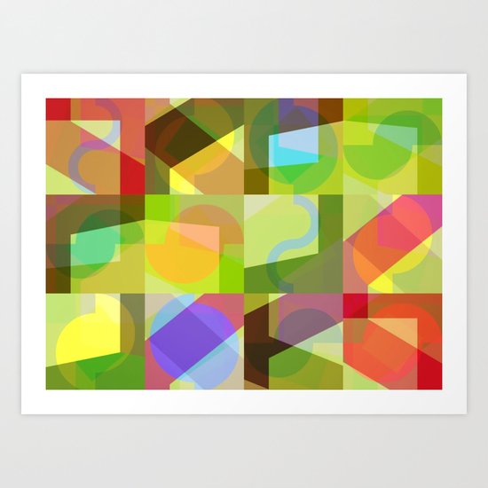 Colorful Truth. Shuffle 1 Art Print