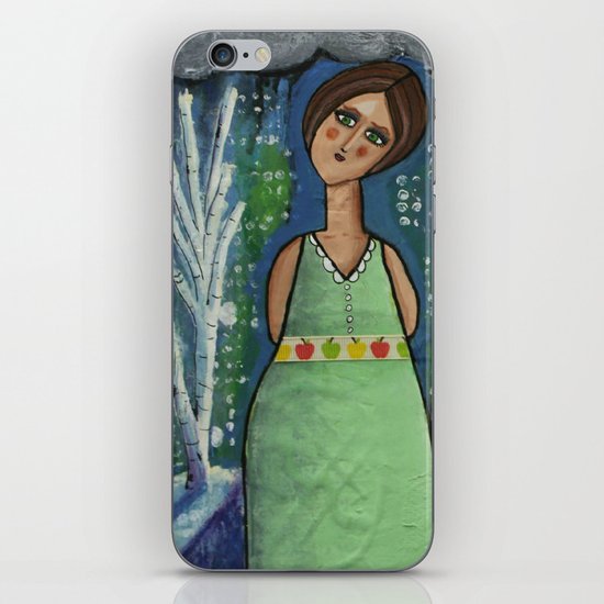 Aurora Leaves the City Behind iPhone Skin