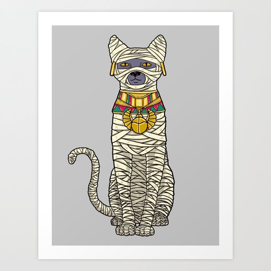 Ancient Cat Returns Art Print