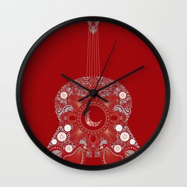 Roja es mi pasion Wall Clock