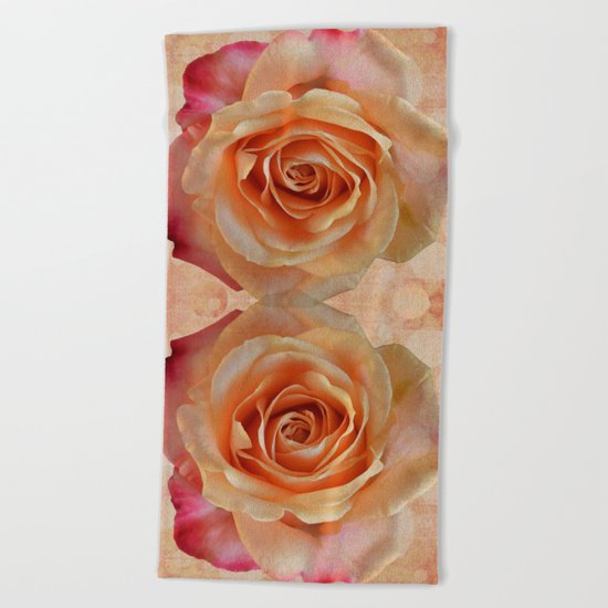 A gorgeous rose in full bloom Beach Towel