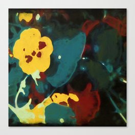 Floral - contemporary abstract  Canvas Print