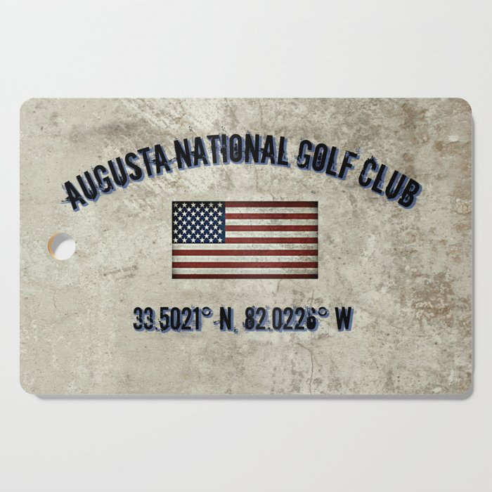 Augusta National Golf Club, Coordinates Cutting Board