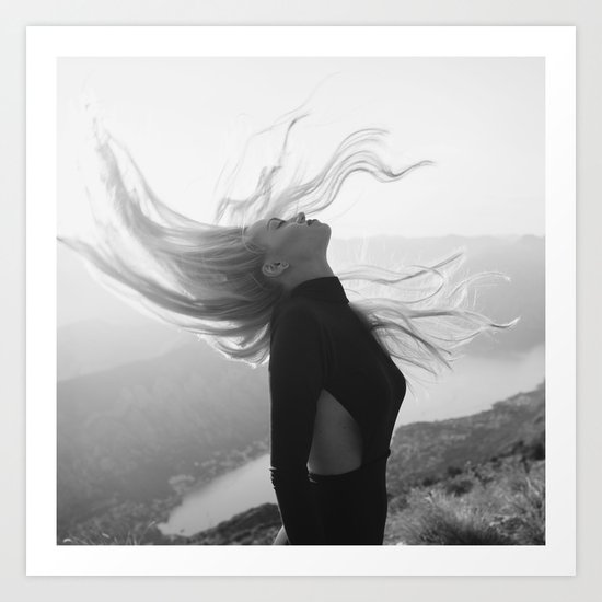 Hair Art Print