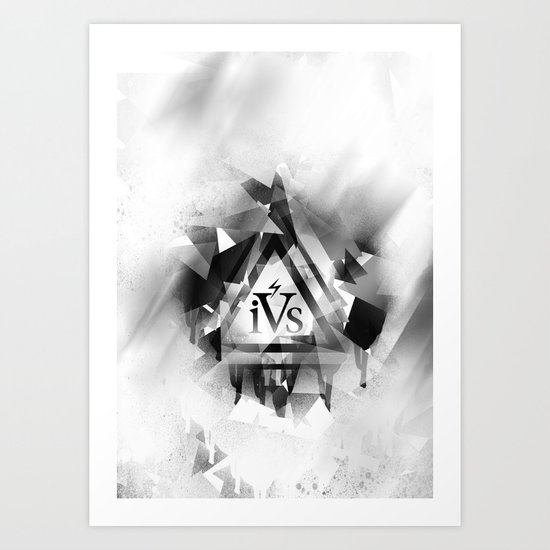 iPhone 4S Print - White Art Print