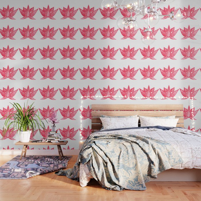 Bright Fun Salmon Colored Lotus Flower Wallpaper By Kuallidesigns Society6 Only the best hd background pictures. society6
