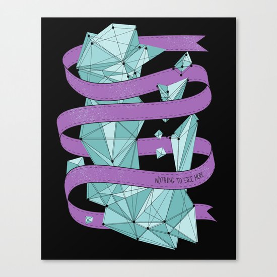 Nothing To See Here (B). Canvas Print