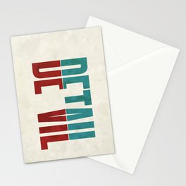 Devil in the detail. Stationery Card