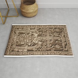 Pakal also known as Pacal, Pacal the Great. Area & Throw Rug