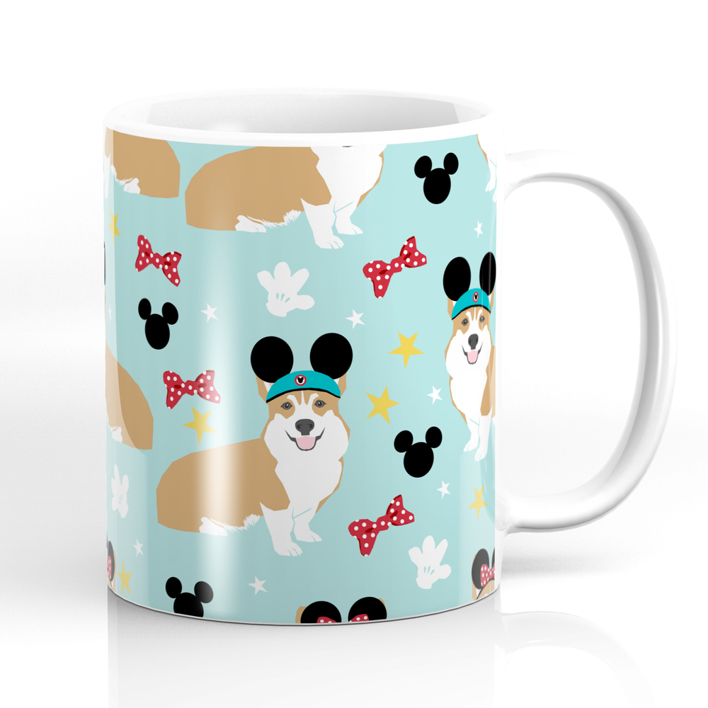Mug With Different Dog Breed Pattern