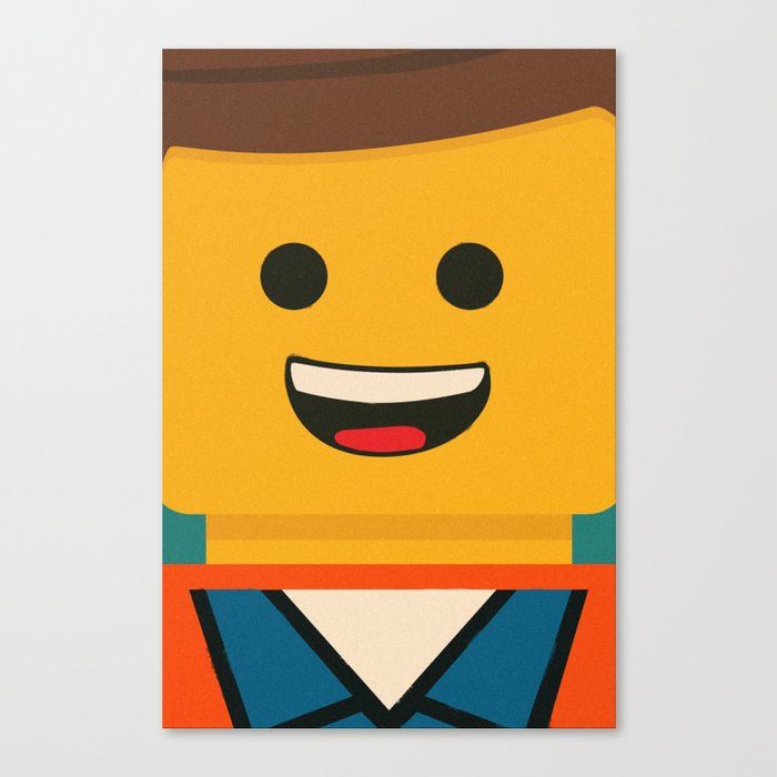 LEGO - Emmet  Canvas Print