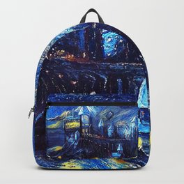 Tardis Art Starry Castle Night Backpack