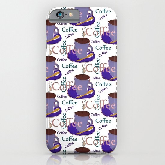 Coffee pattern (2) iPhone & iPod Case