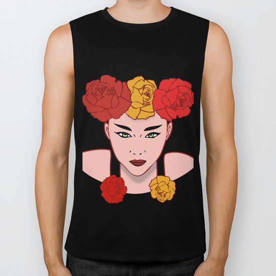 Asian Beauty Biker Tank