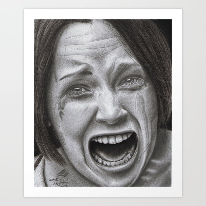 The scream Art Print