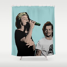 Pop Art Larry Stylinson  Shower Curtain