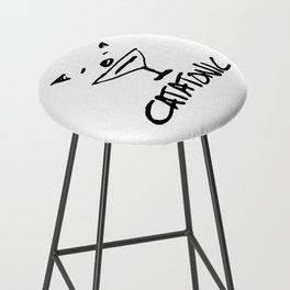 Catatonic - Funny Cat Meme Bar Stool