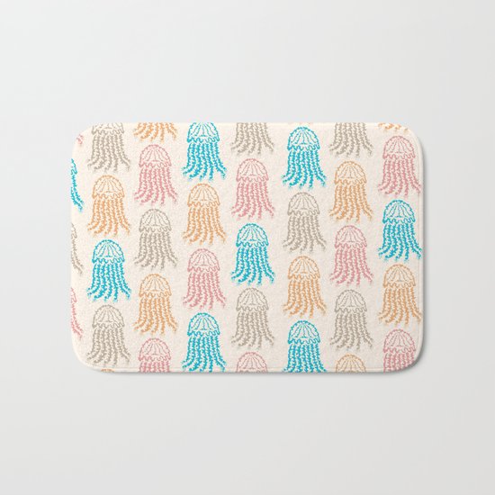 Pastel Marine Pattern 02 Bath Mat