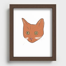 Milow The Cat Recessed Framed Print